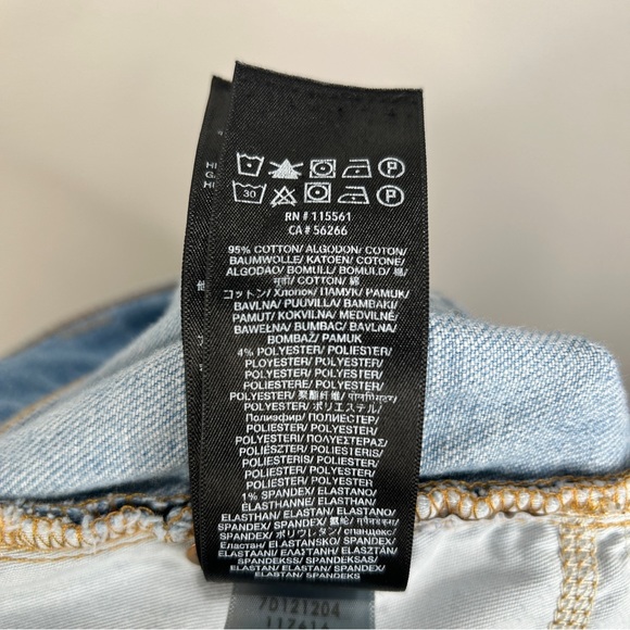 7 for All Mankind the straight jeans mens 36X32 light medium wash denim blue - Picture 10 of 14